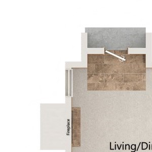 Eagle Eagle two bedroom two bathroom floorplan at Stone Creek Villas